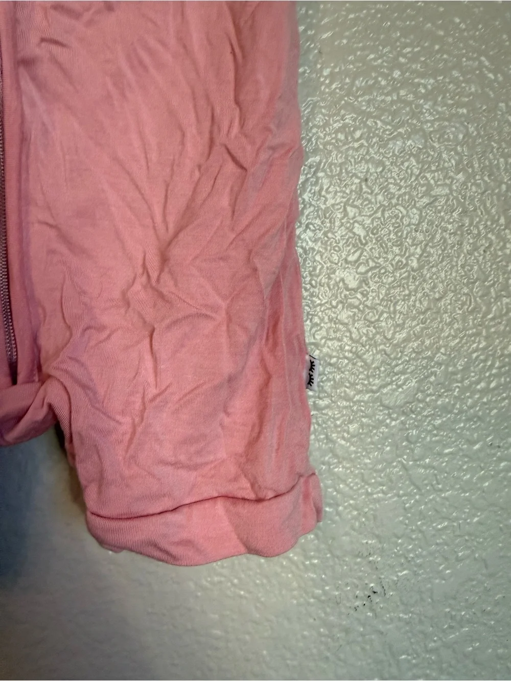 Little Sleepies Pink Short-Sleeve Zippered Footie